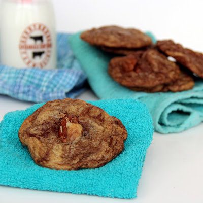 Chocolate Swirl Pecan Cookies