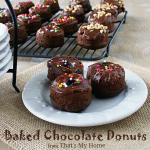 Baked Chocolate Donuts