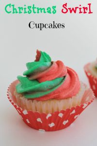 Christmas Swirl Cupcakes