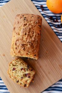 Citrusy Cranberry Coconut Quickbread