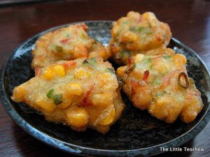 Corn And Prawn Fritters