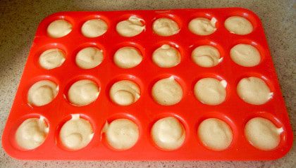 crustless cheesecake muffins unbaked
