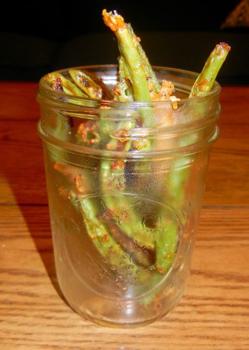 Cheesy Green Bean Fries