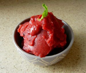 Mixed Berry Mint Sorbet