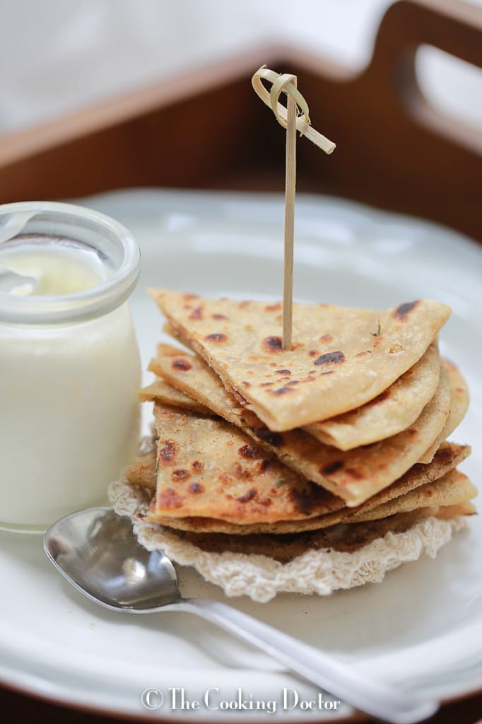 flatbread methi triangle-3