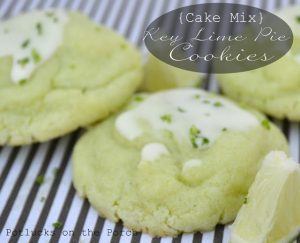 {Cake Mix} Key Lime Pie Cookies