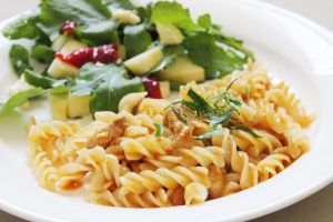 Fusilli With Massaman Curry Sauce