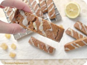 Ginger Spice Sticks With Lemon Glaze