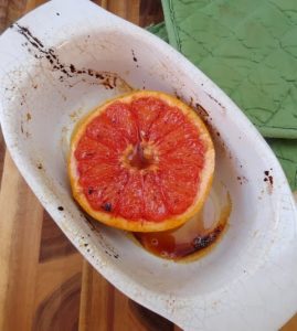 Broiled Grapefruit With Spiced Brown Sugar