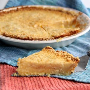 Grapefruit Custard Pie With Saltine Crust