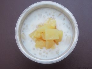 Coconut Tapioca With Pineapple & Lime
