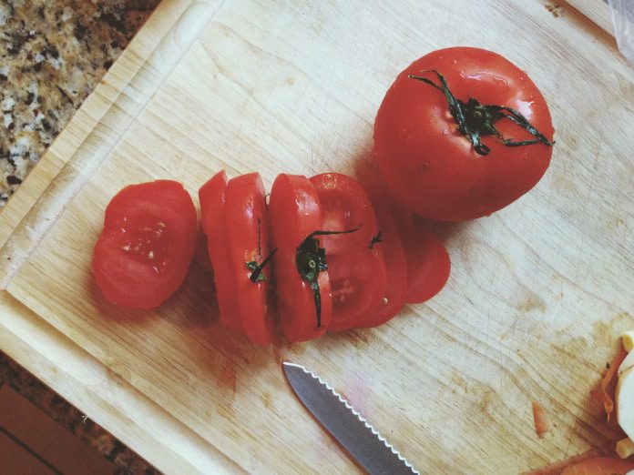 Roasted Balsamic Tomato And Goat Cheese Sandwich