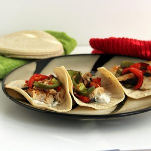 Jerk Chicken Tacos With Herbed Schmear