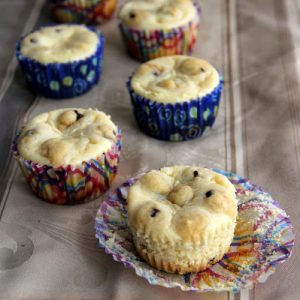Mini Cookie Dough Cheesecakes
