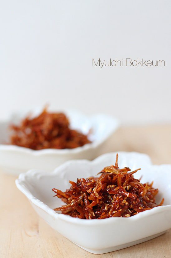 Myulchi Bokkeum (Stirfried Anchovies)