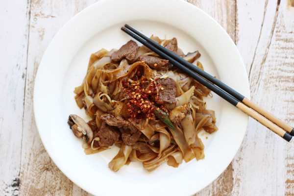Noodle With Lamb And Mushroom