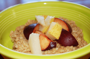 Toasted Apple-cinnamon Oatmeal