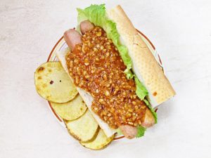 Peanut Curry Dog