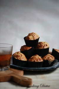 Gingerbread Pecan Pear Muffins