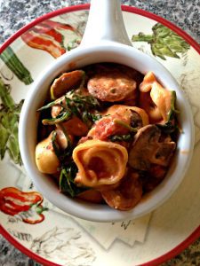 Creamy Tomato & Sausage Tortellini