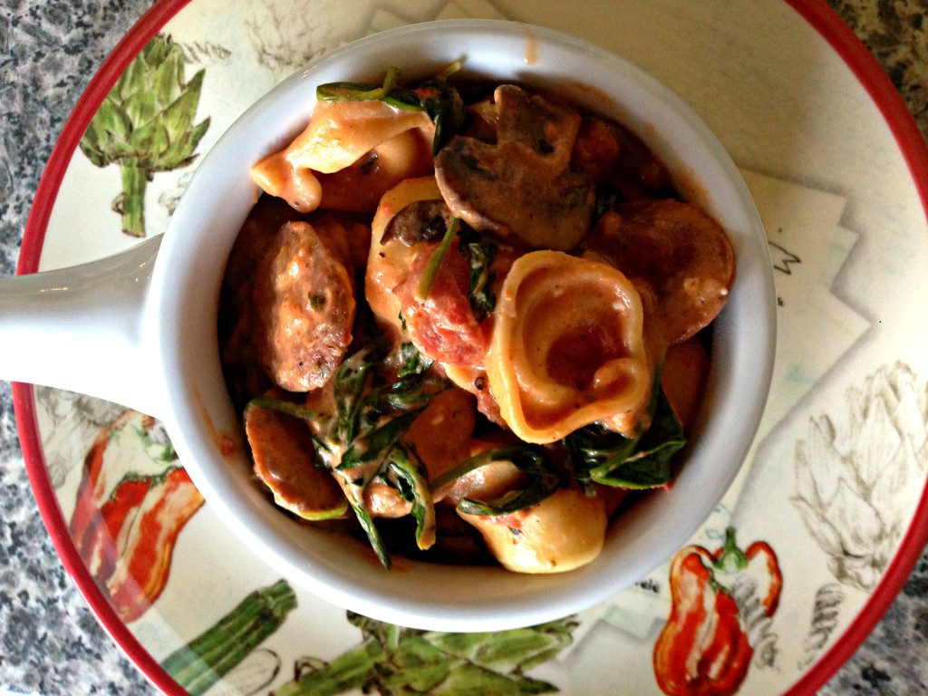 Creamy Tomato & Sausage Tortellini