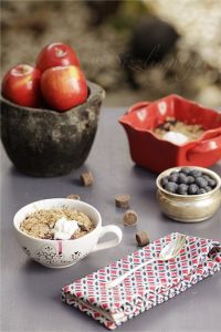 Apple Blueberry Chocolate Crisp