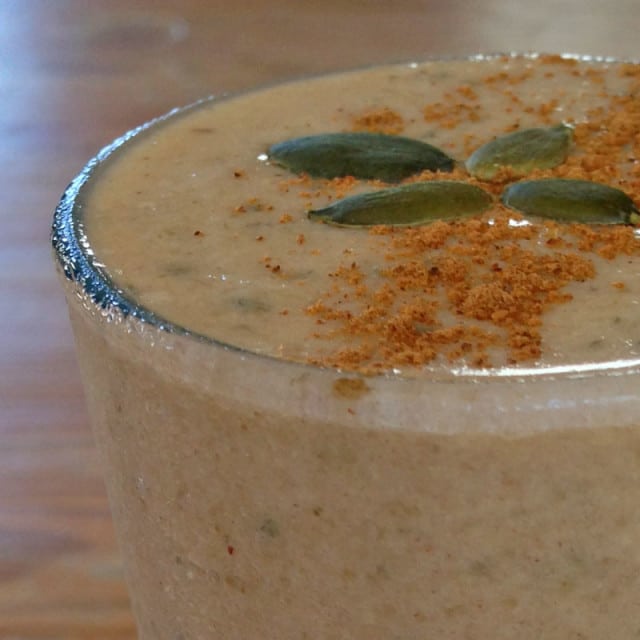 pineapple tahini protein shake