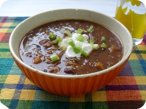 Soup With The Simons: Pumpkin Black Bean