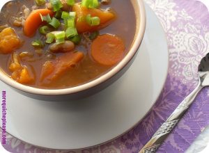 Soup With The Simons: Pumpkin, White Bean & Lentil