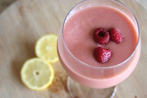 Raspberry Sorbet Smoothie