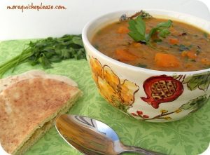 Soup With The Simons: Red Lentil & Sweet Potato (and Living With War)