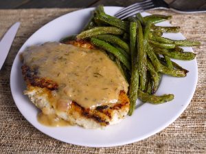 Hog Snapper With Peach Beurre Blanc