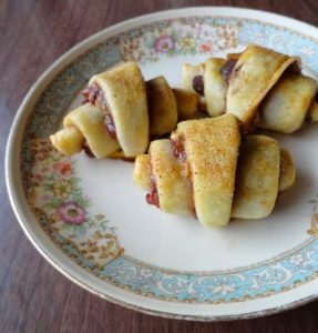 Chocolate Raspberry Rugelach