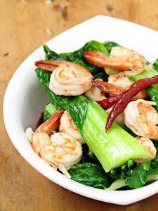 Bok Choy With Prawn