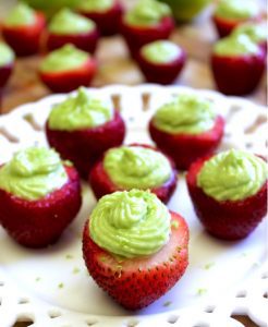 Key Lime Pie Filled Strawberries + A Tart Crust