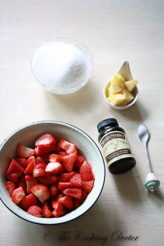 strawberry vanilla jam
