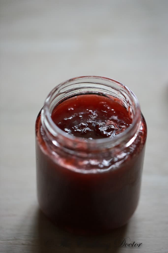 strawberry vanilla jams