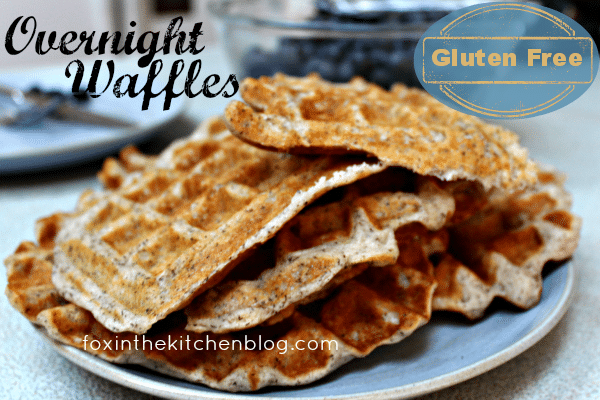 Overnight Waffles {Gluten Free}
