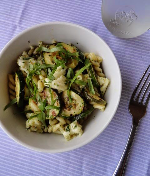 Pasta And Grilled Zucchini Salad
